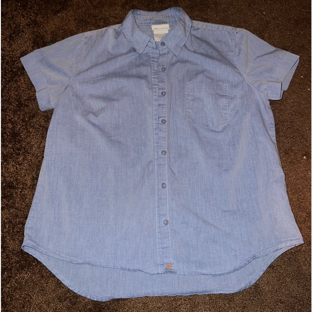 Dickies Blue Button Up